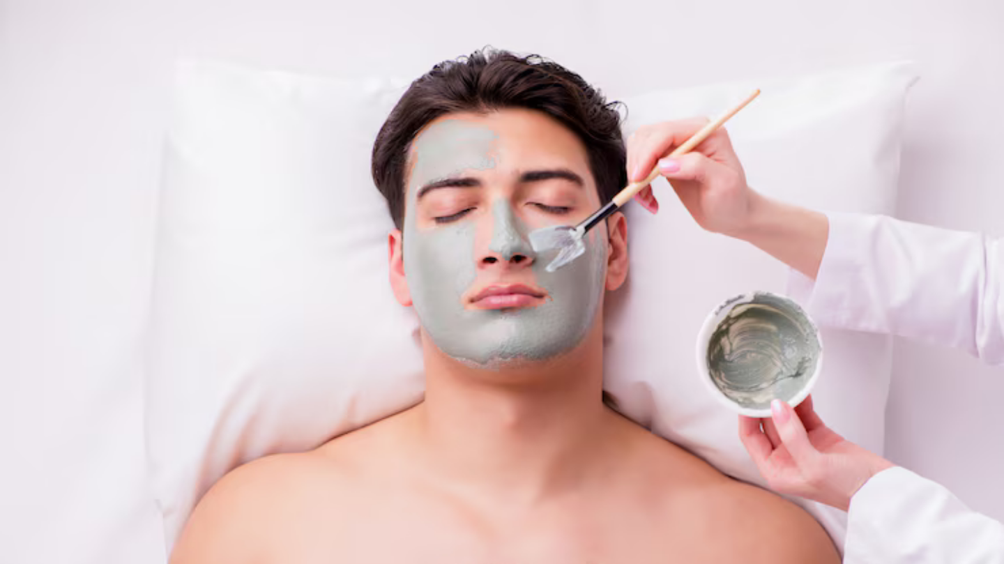 Skin-brightening facial