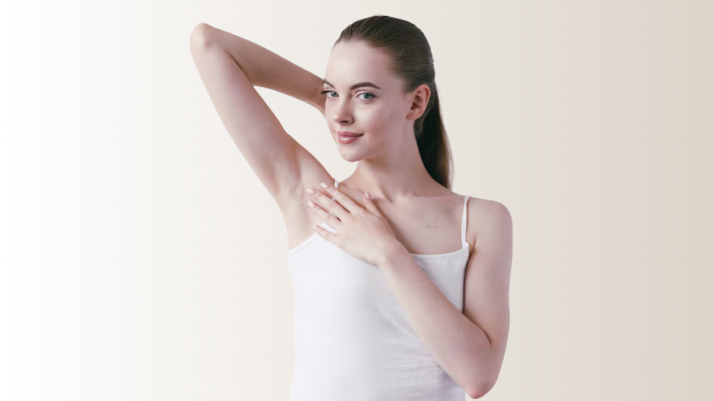 Underarm waxing